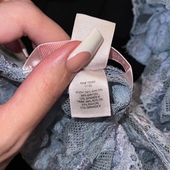 VICTORIA’S SECRET LACE HALTER MINI DRESS - Picture 3 of 4